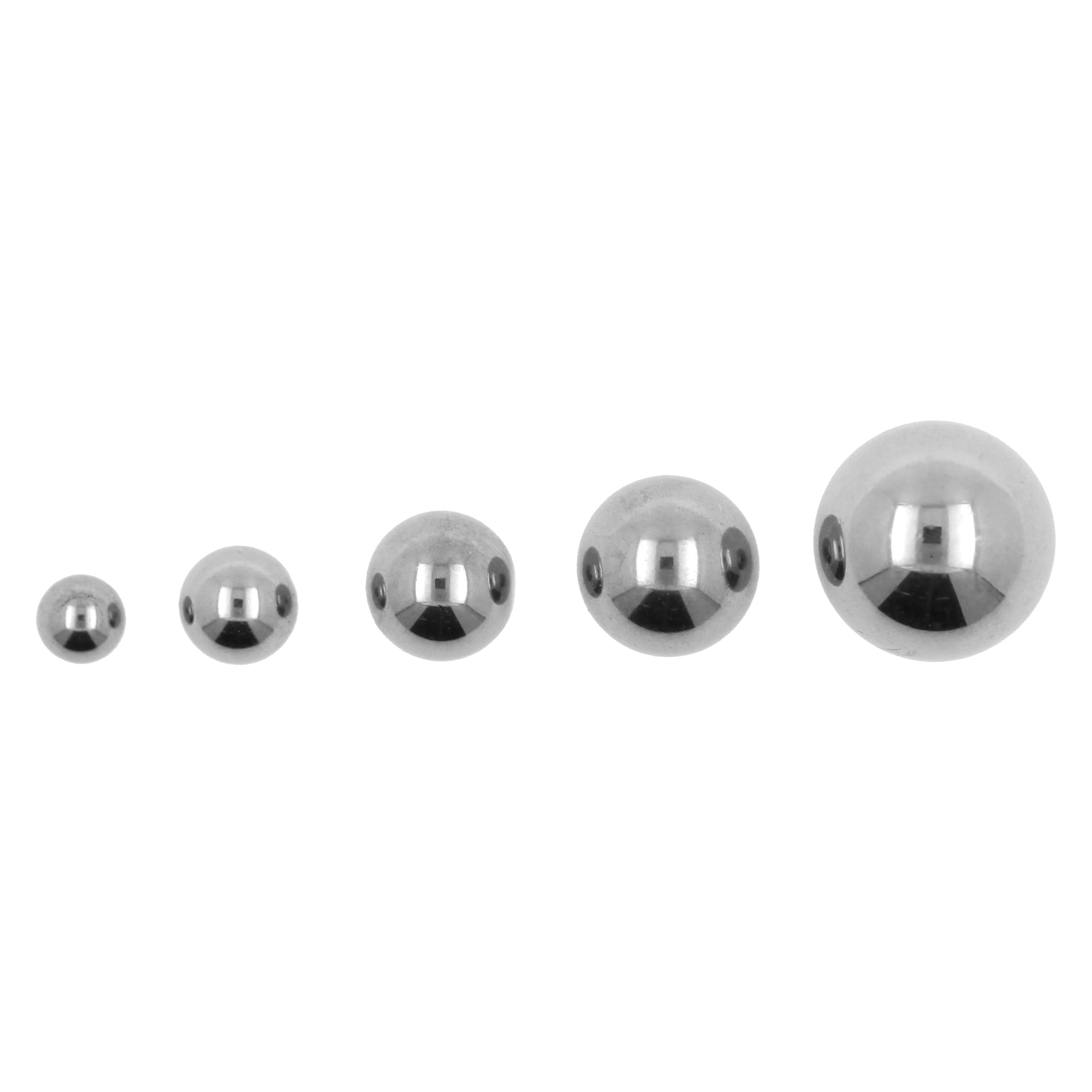 Titanium Threaded Ball Silver