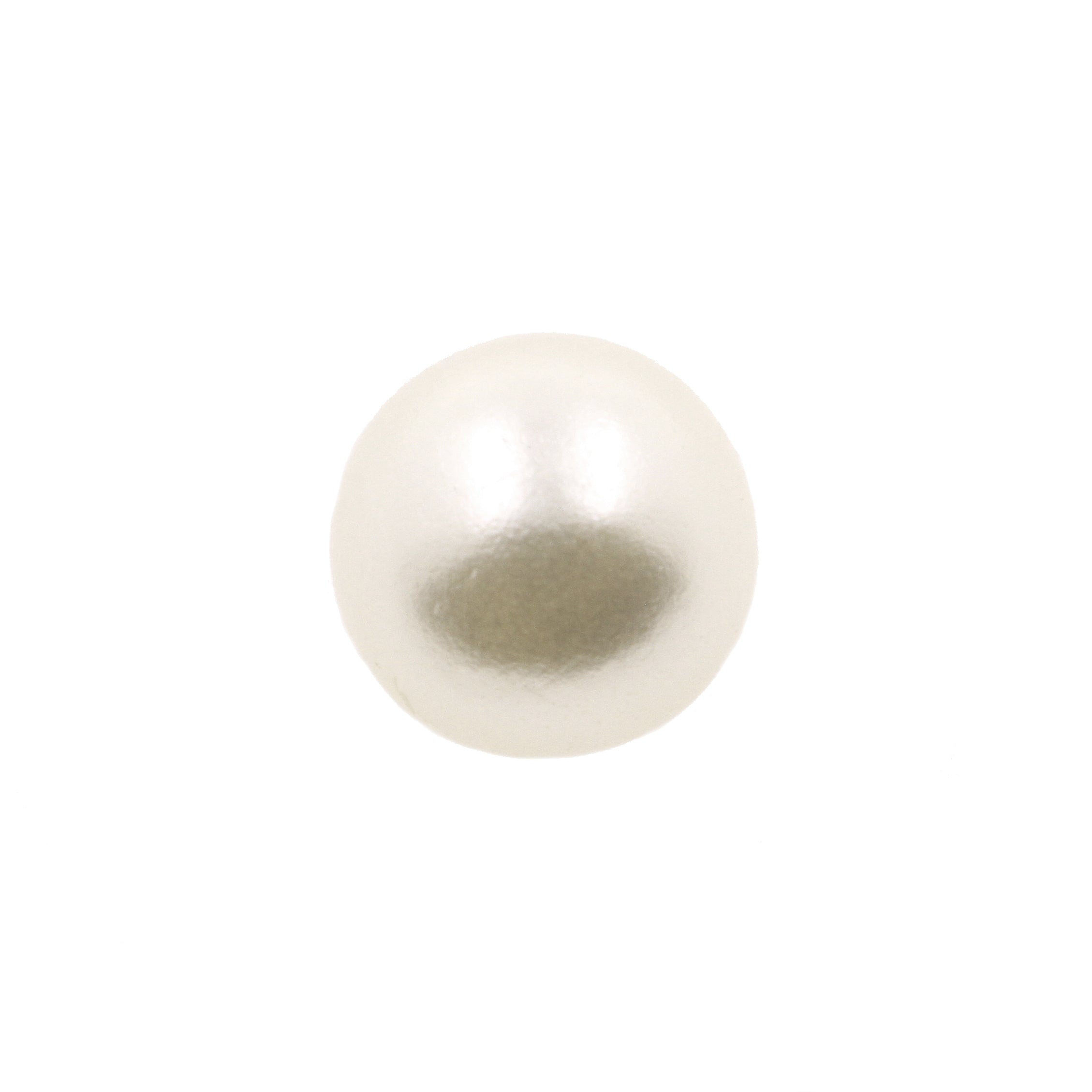 Acrylic Threaded Pearl White