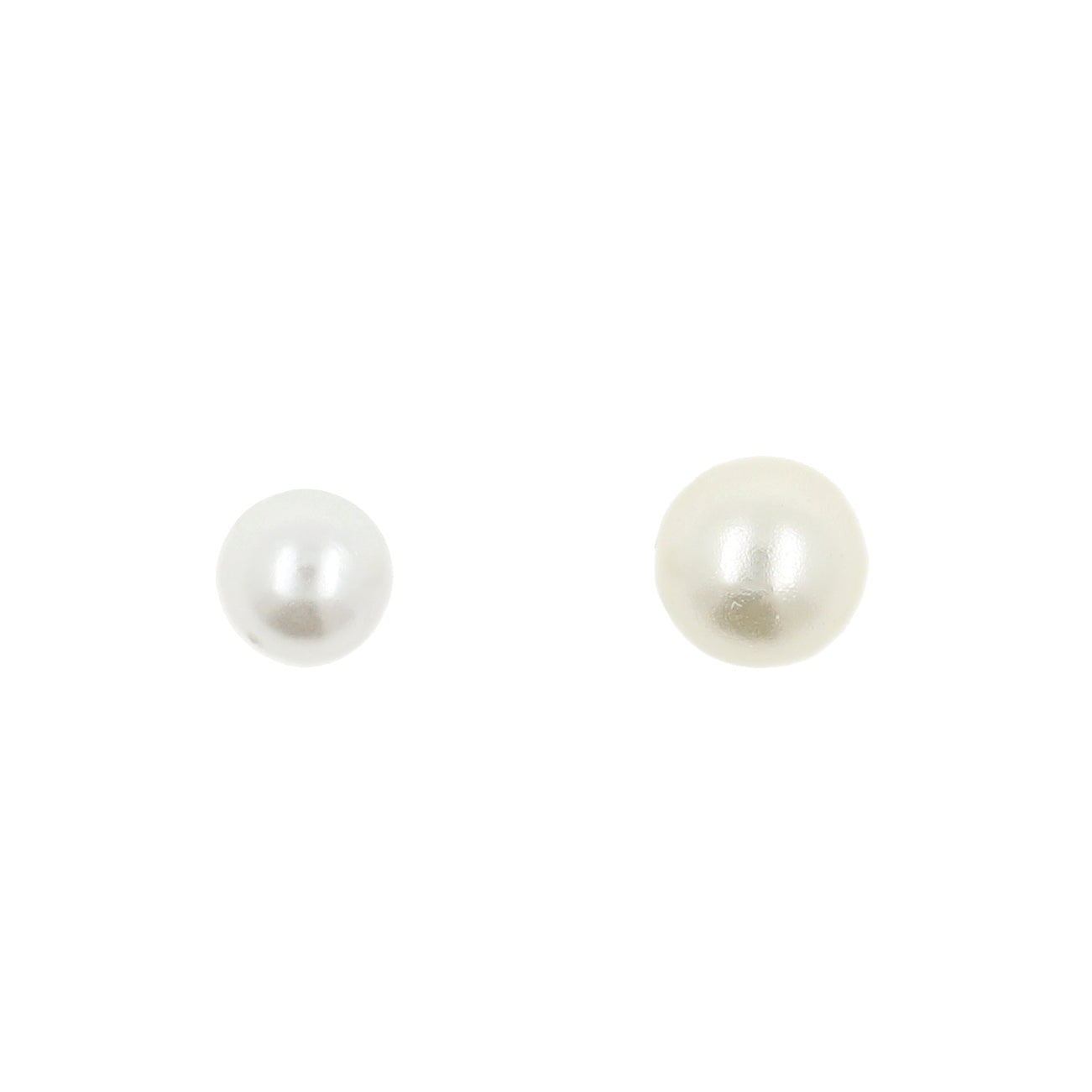 Acrylic Threaded Pearl White