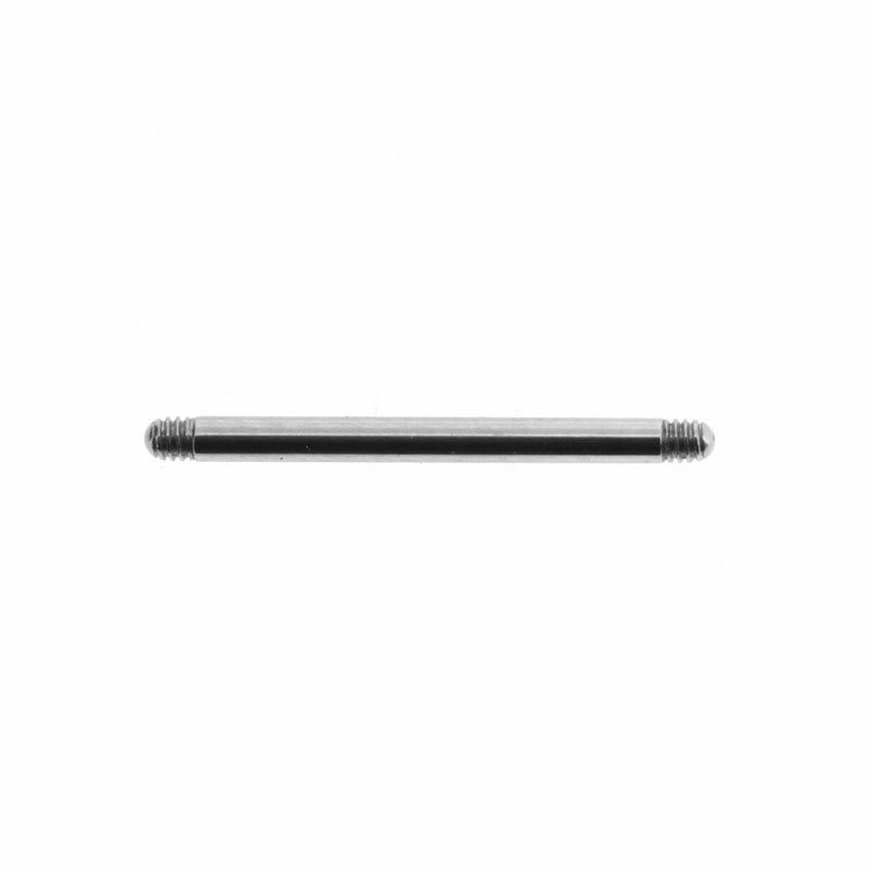 Surgical Steel Straight Barbell Post Silver