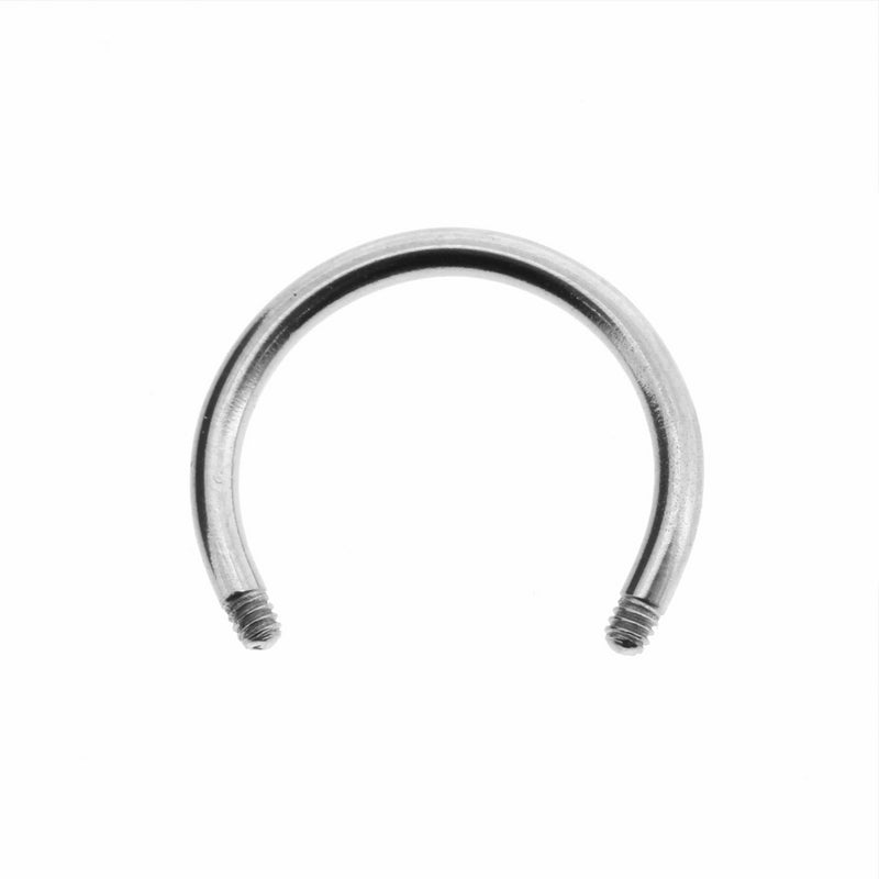 Surgical Steel Circular Barbell Post Silver