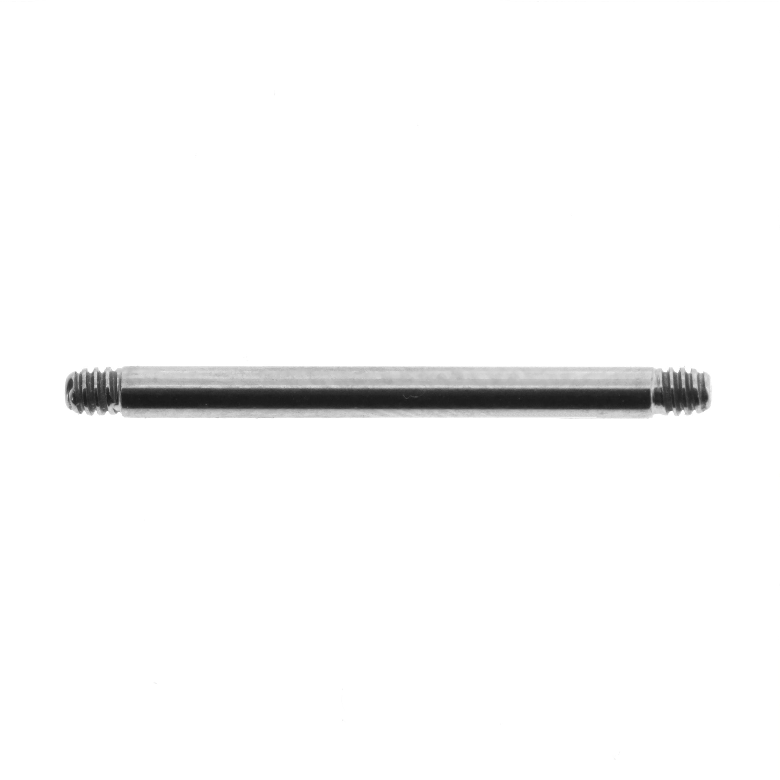 Titanium Straight Barbell Post Silver