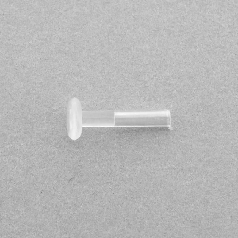 Bioplast Push-Fit Stud - 3mm Back Clear