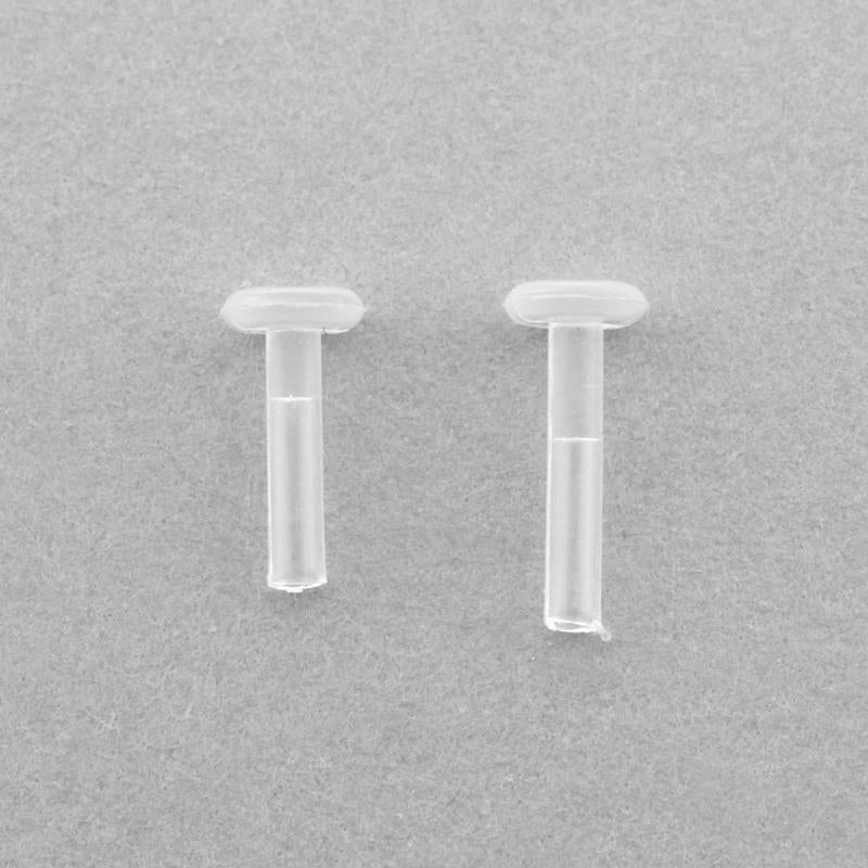 Bioplast Push-Fit Stud - 3mm Back Clear