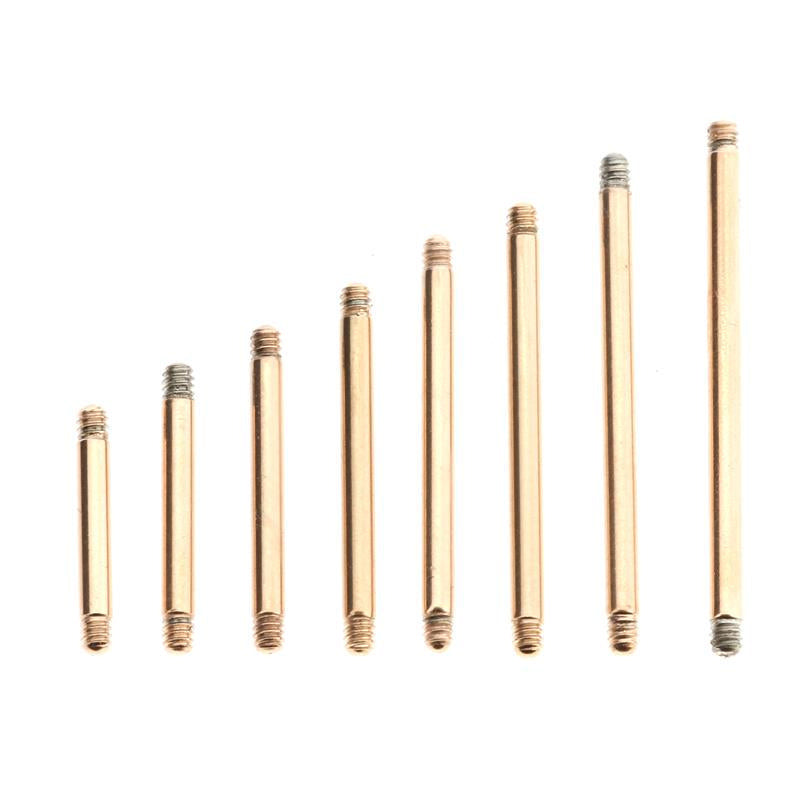 Surgical Steel Barbell Post Rose Gold