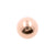 Surgical Steel Threaded Ball Rose Gold