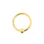 Surgical Steel Ball Closure Click Ring Gold