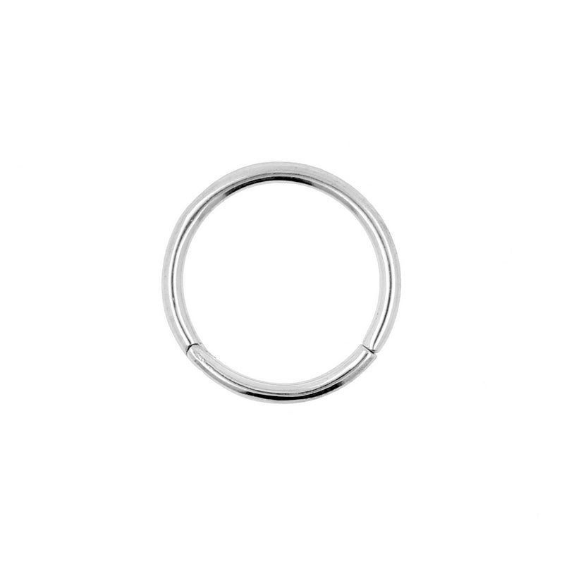 Surgical Steel Click Ring Silver