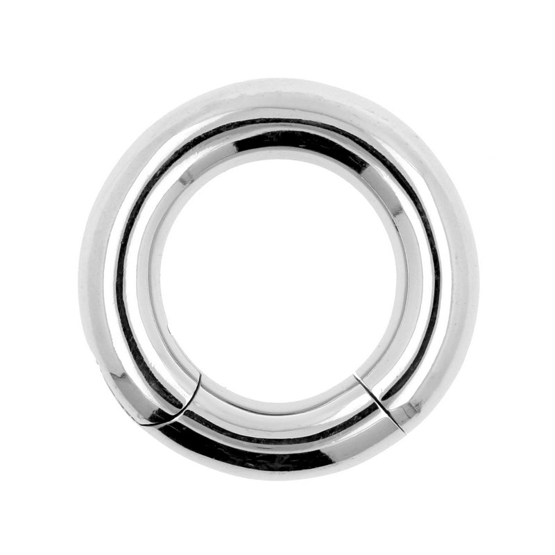 Surgical Steel Click Ring Silver