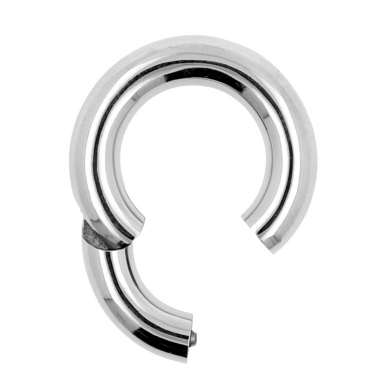 Surgical Steel Click Ring Silver