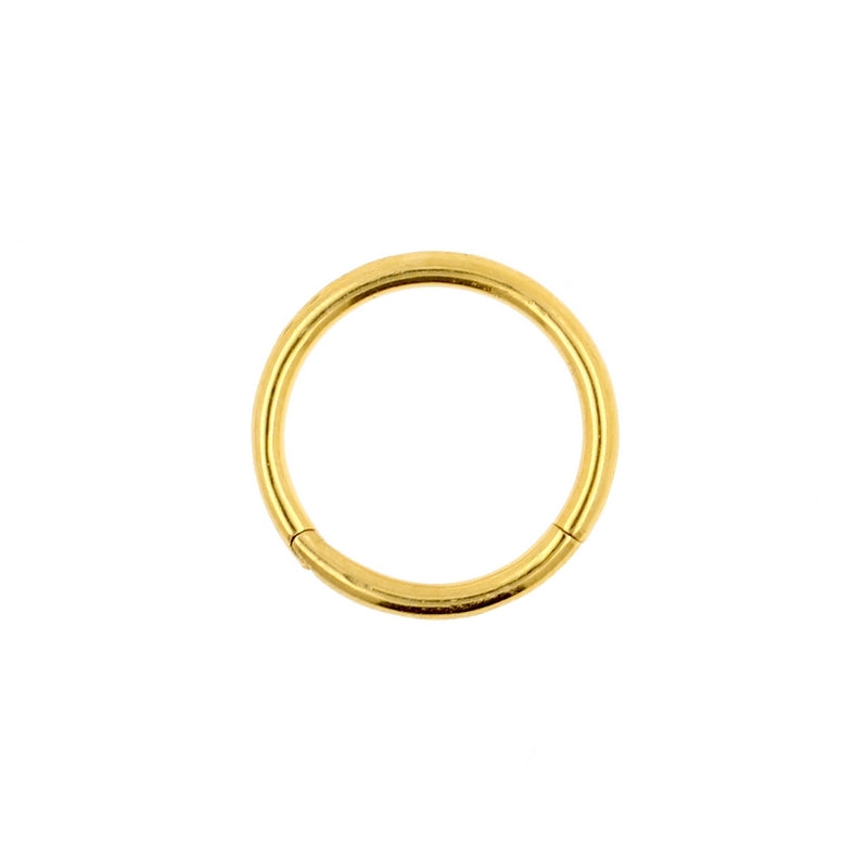 Surgical Steel Click Ring Gold