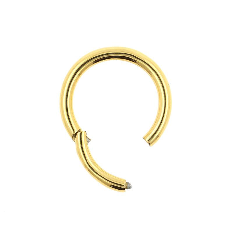 Surgical Steel Click Ring Gold