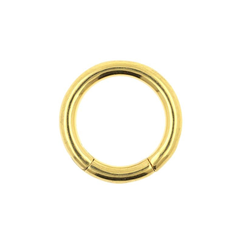 Surgical Steel Click Ring Gold