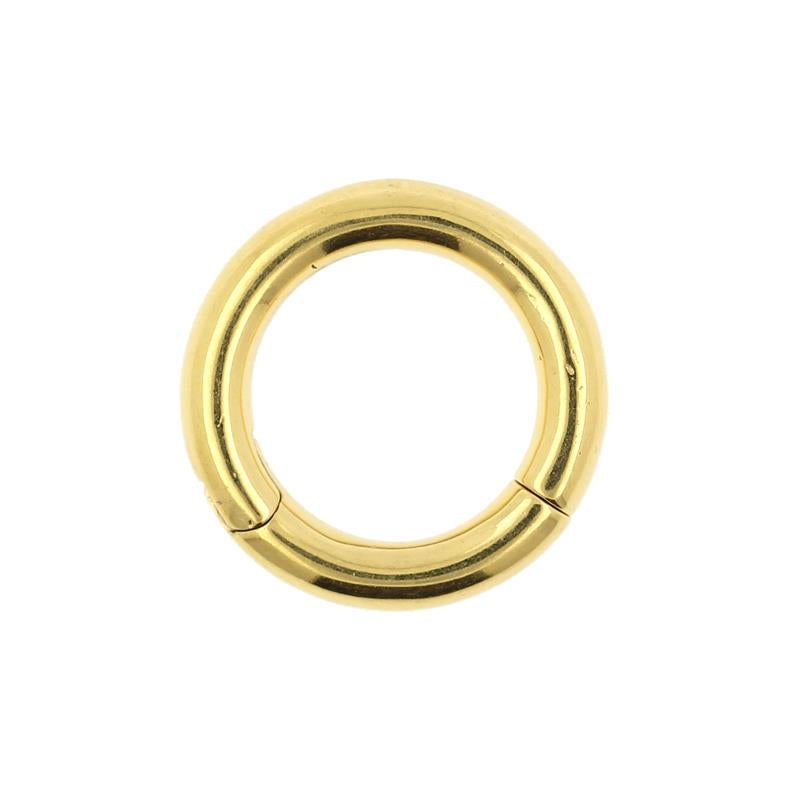 Surgical Steel Click Ring Gold