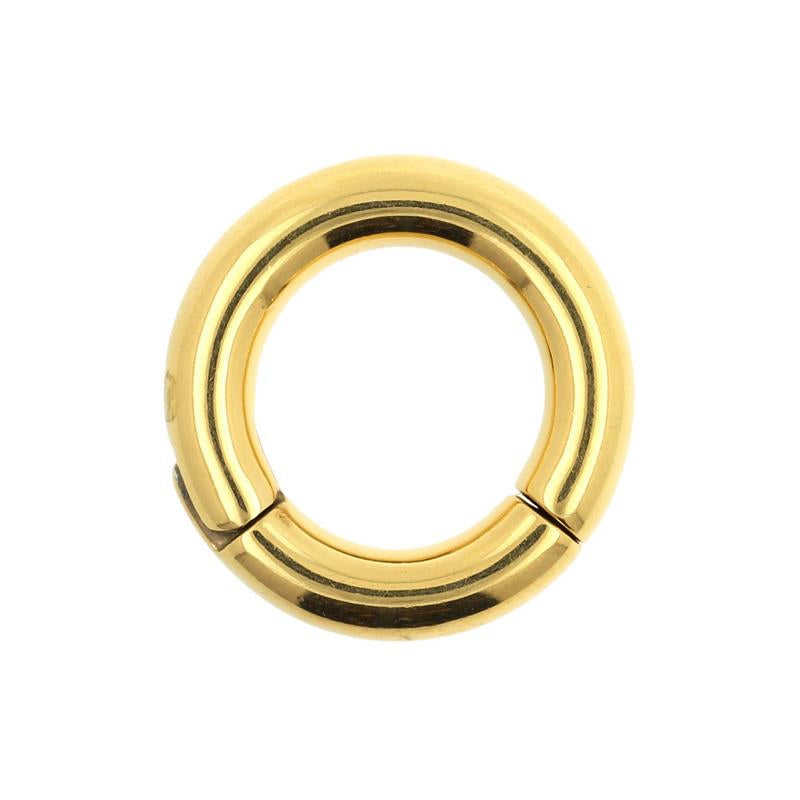 Surgical Steel Click Ring Gold