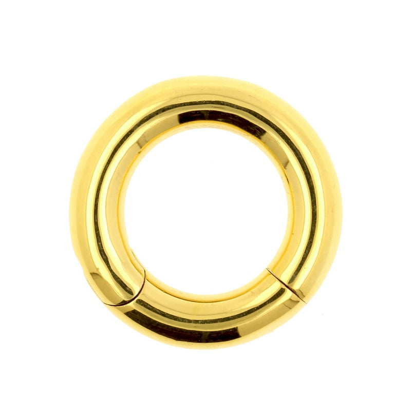 Surgical Steel Click Ring Gold