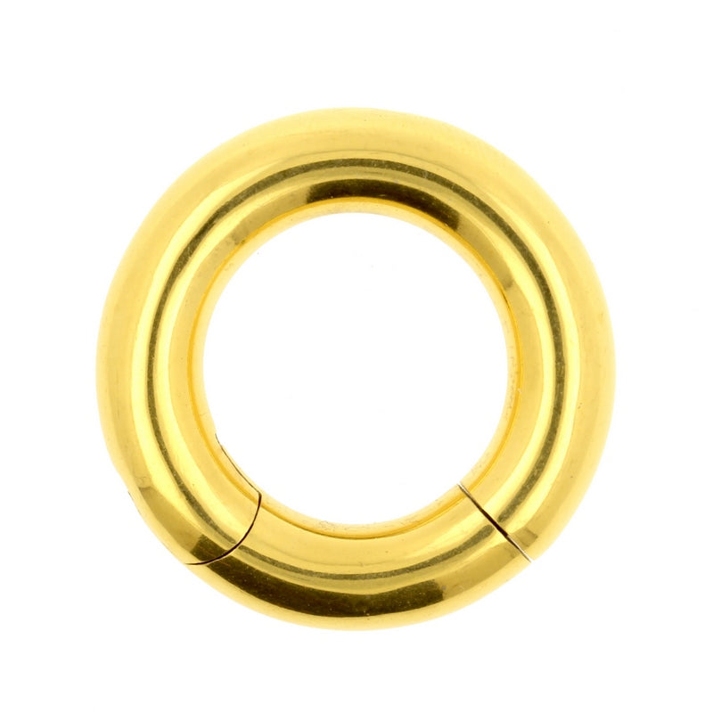 Surgical Steel Click Ring Gold