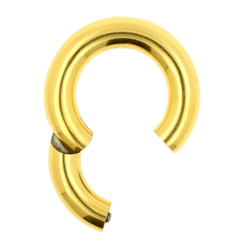 Surgical Steel Click Ring Gold