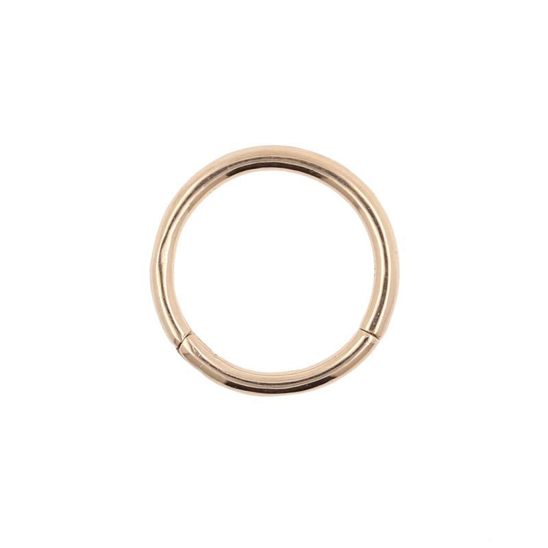 Surgical Steel Click Ring Rose Gold