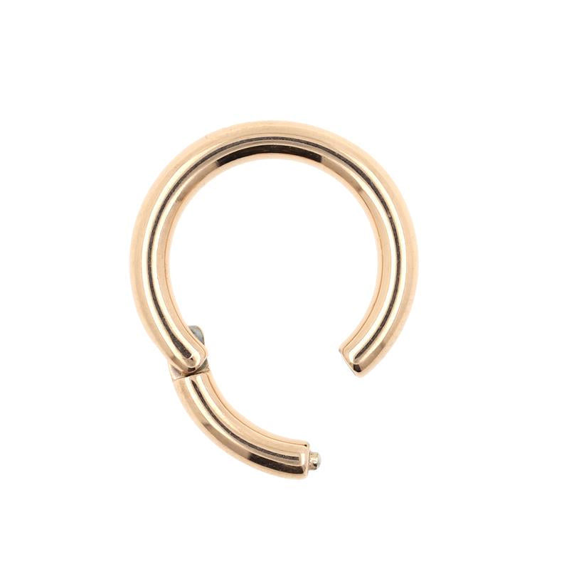 Surgical Steel Click Ring Rose Gold