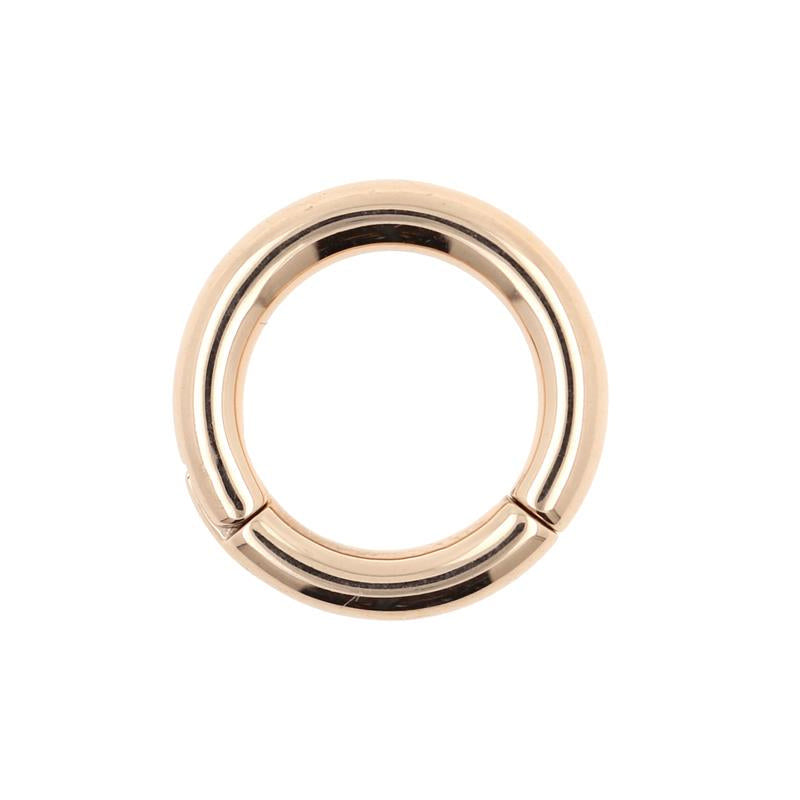 Surgical Steel Click Ring Rose Gold