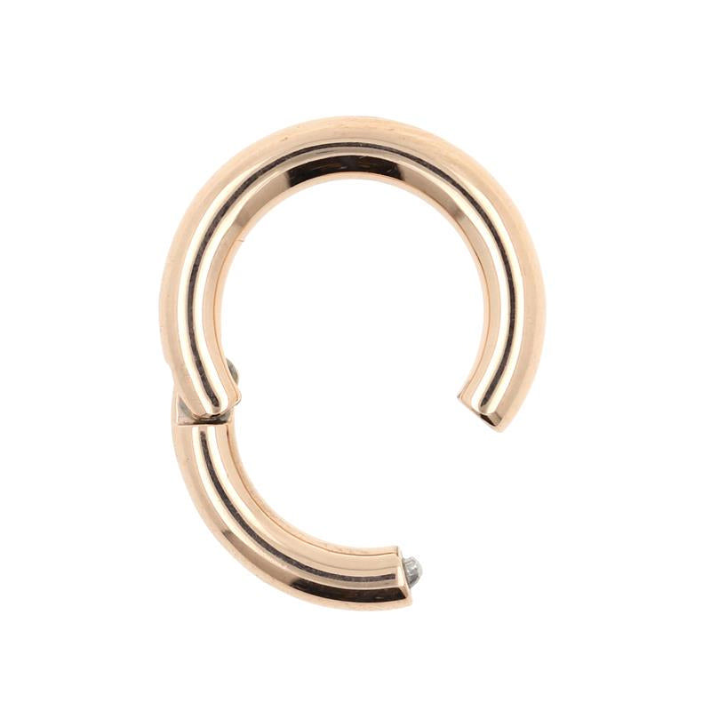 Surgical Steel Click Ring Rose Gold