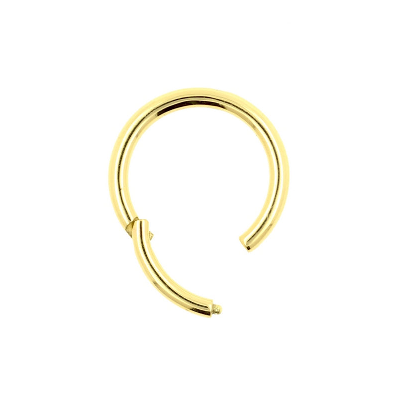 18 Karat Gold Click Ring