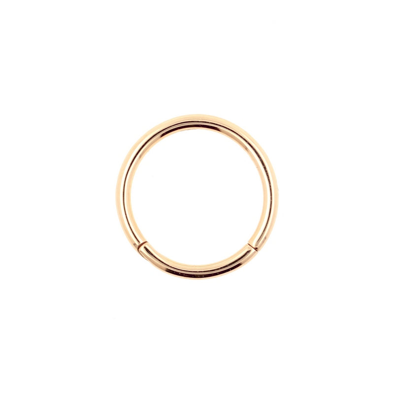 18 Karat Rose Gold Click Ring