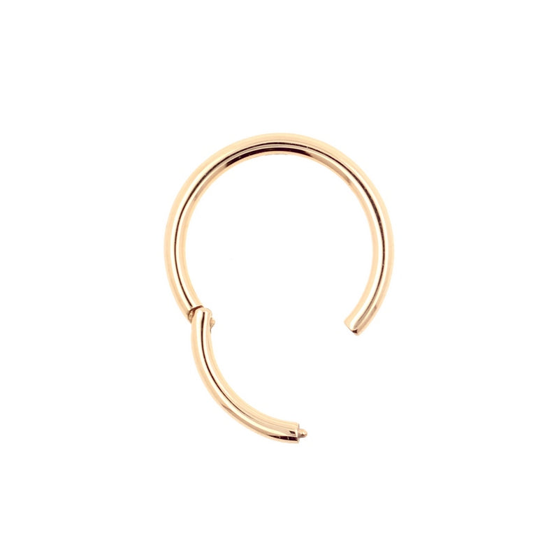 18 Karat Rose Gold Click Ring