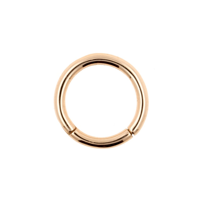 18 Karat Rose Gold Click Ring