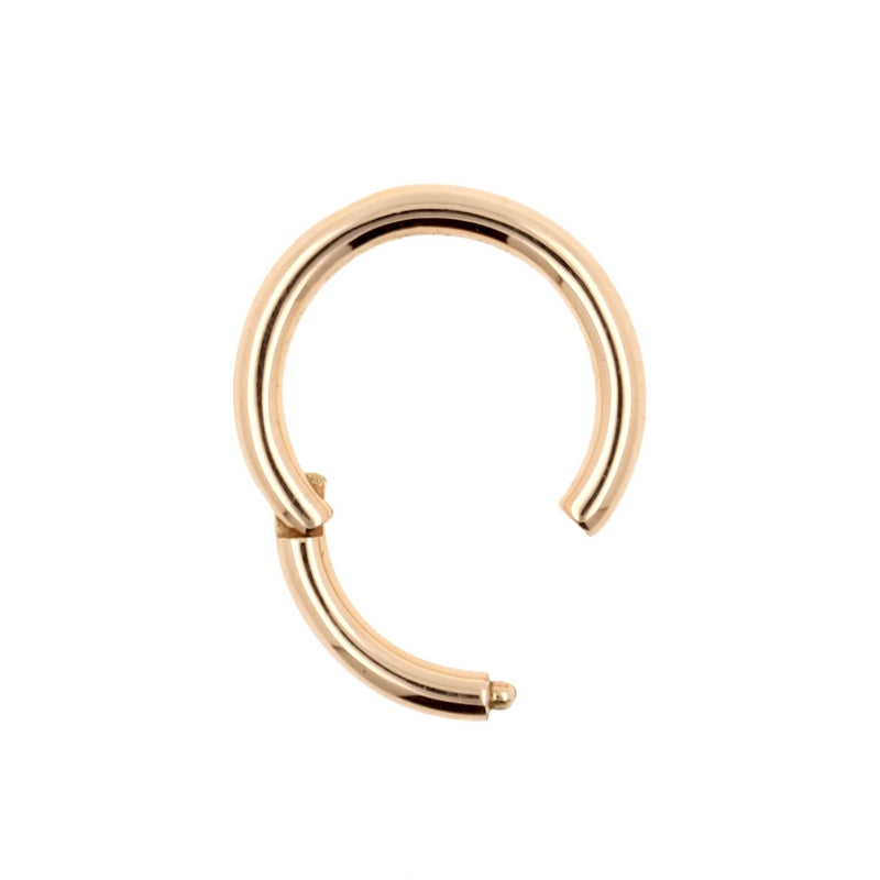 18 Karat Rose Gold Click Ring