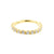 18 Karat Gold Click Ring Set With Zirconia Clear