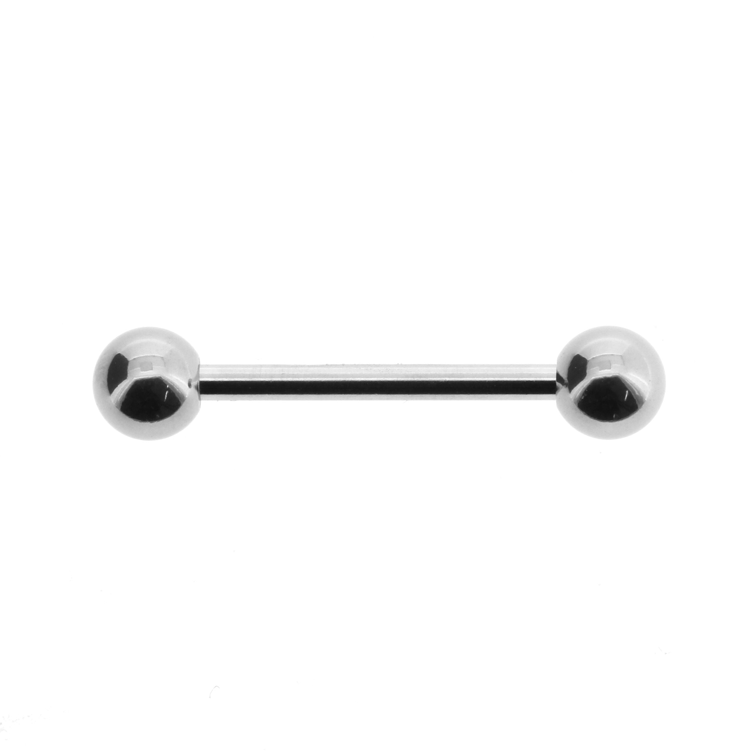 Surgical Steel Barbell Silver