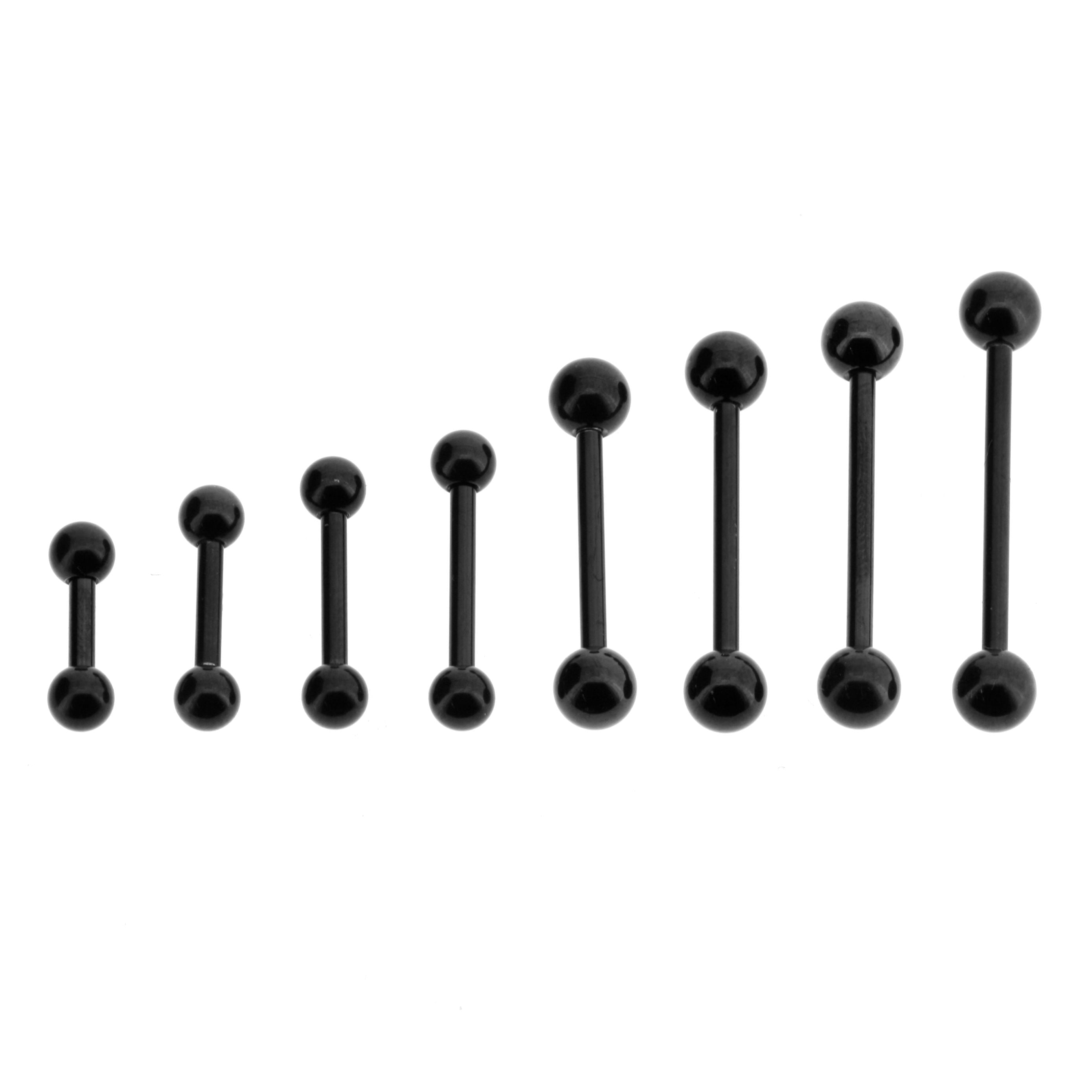 Surgical Steel Barbell Black