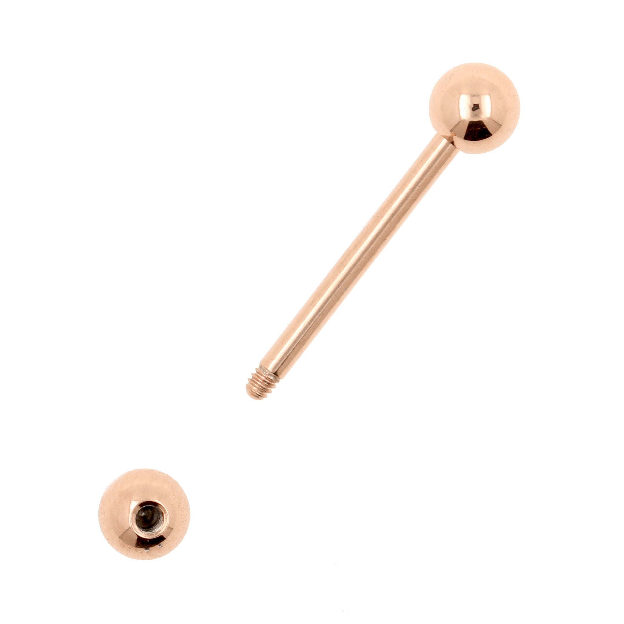 Surgical Steel Barbell Rose Gold