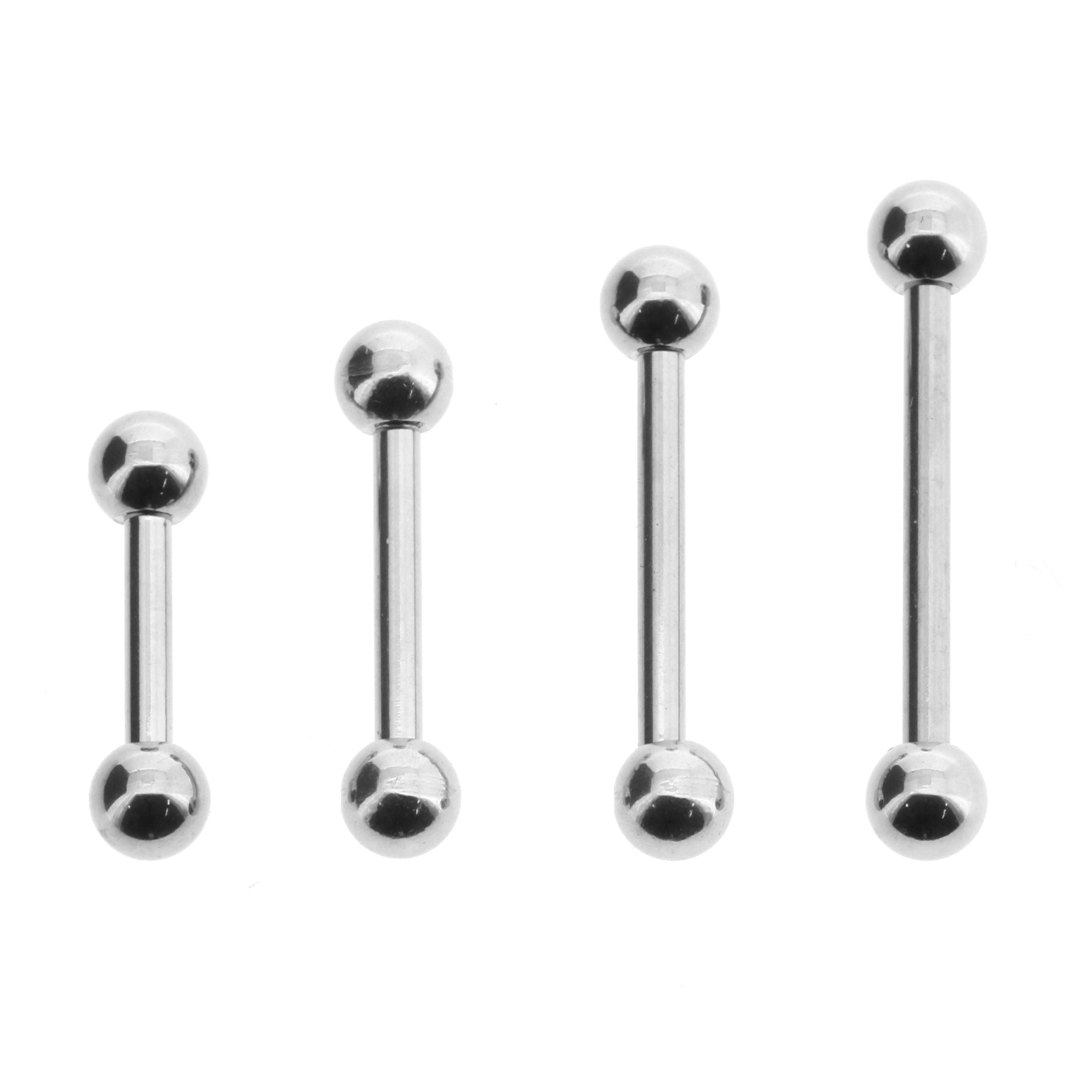 Surgical Steel Barbell Silver