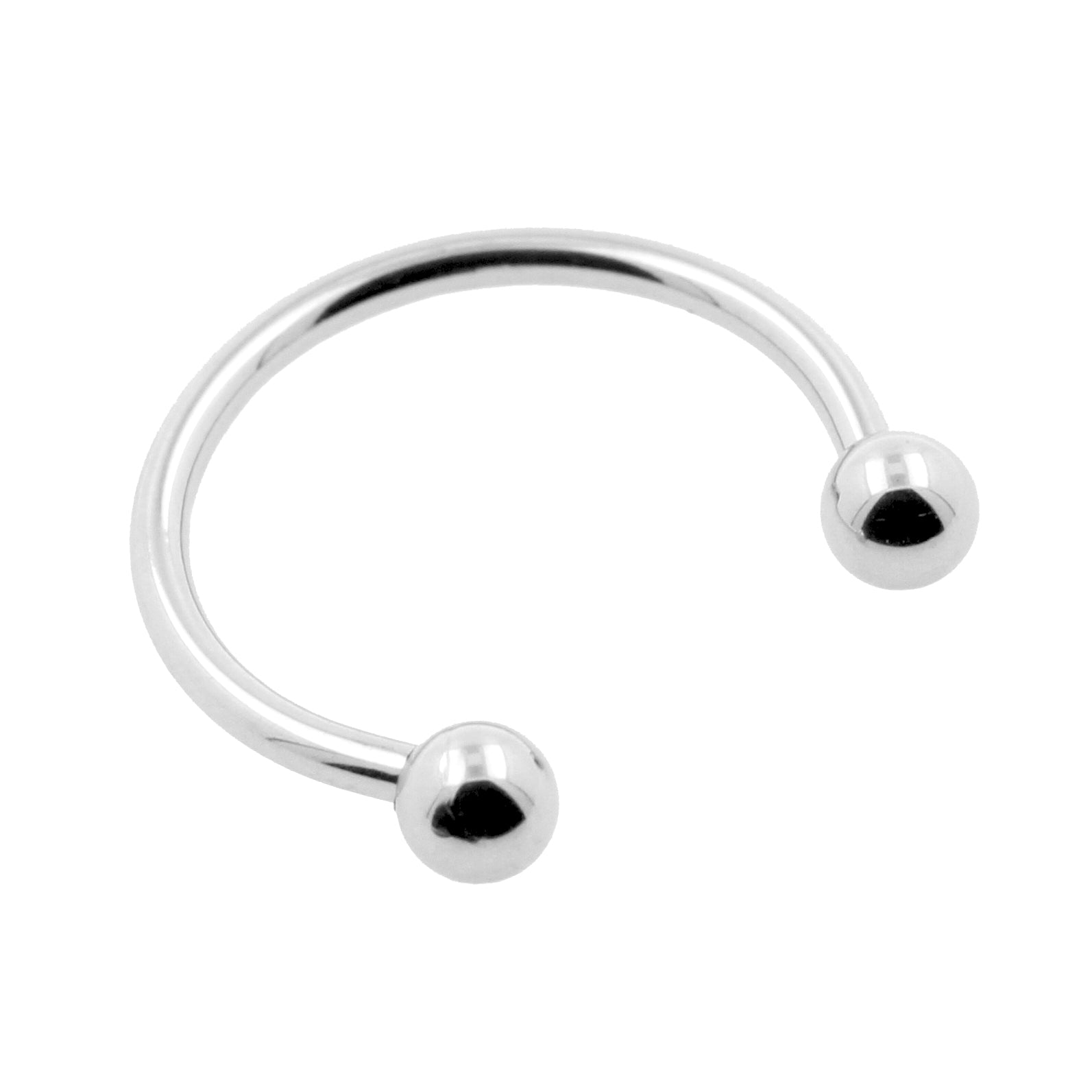 Surgical Steel Circular Barbell Silver