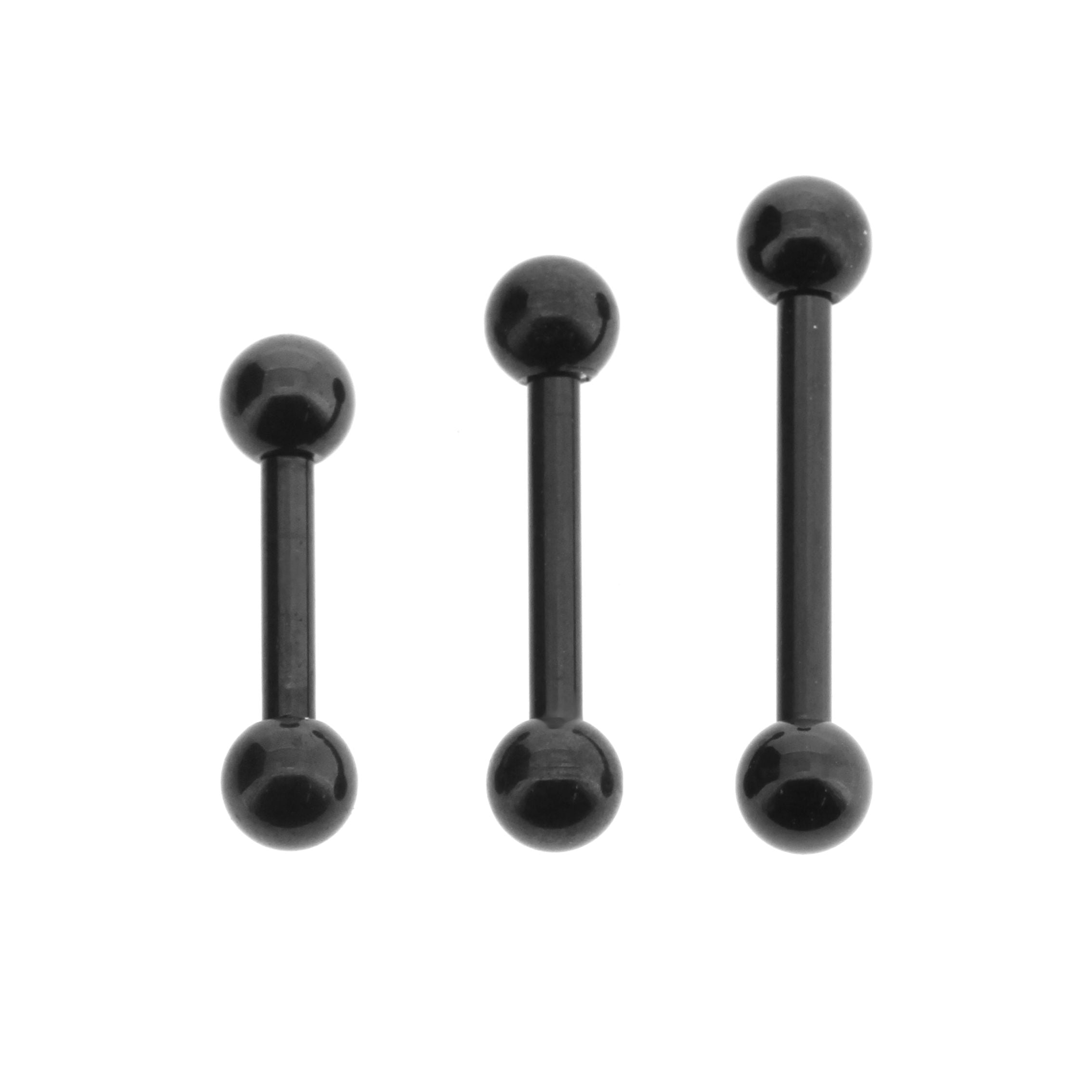 Surgical Steel Barbell Black