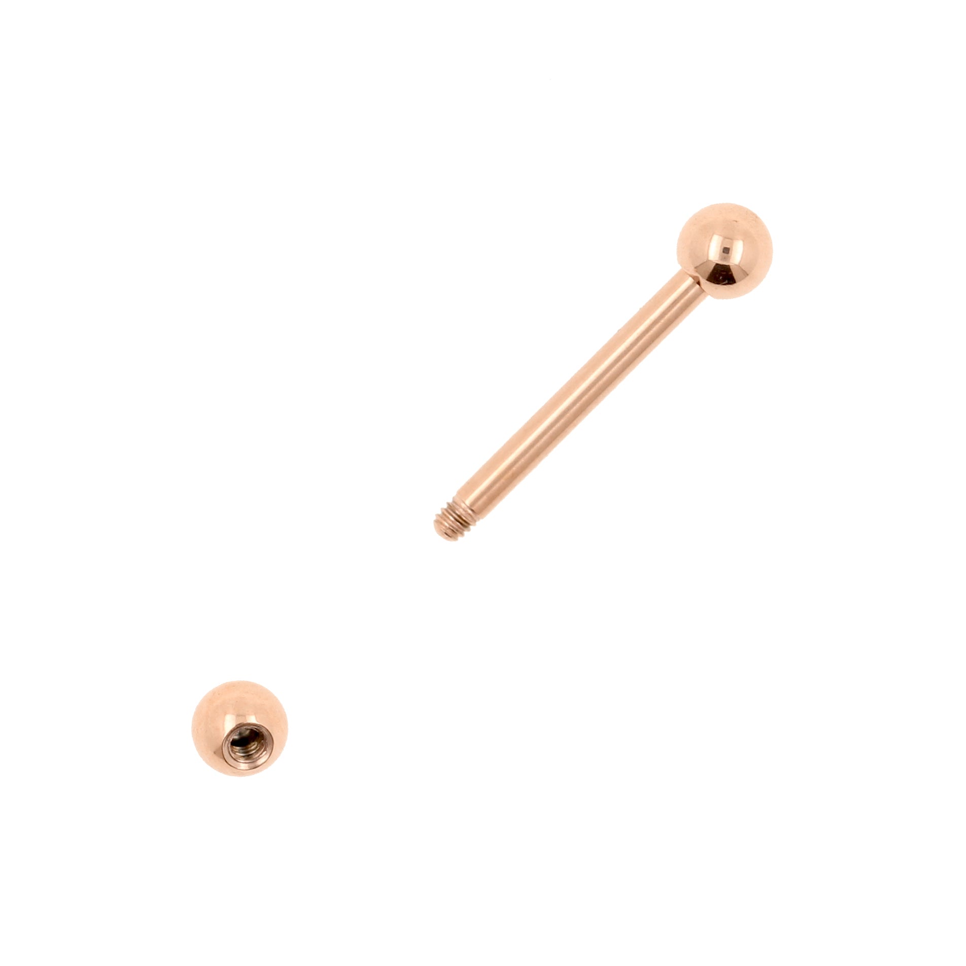 Surgical Steel Barbell Rose Gold