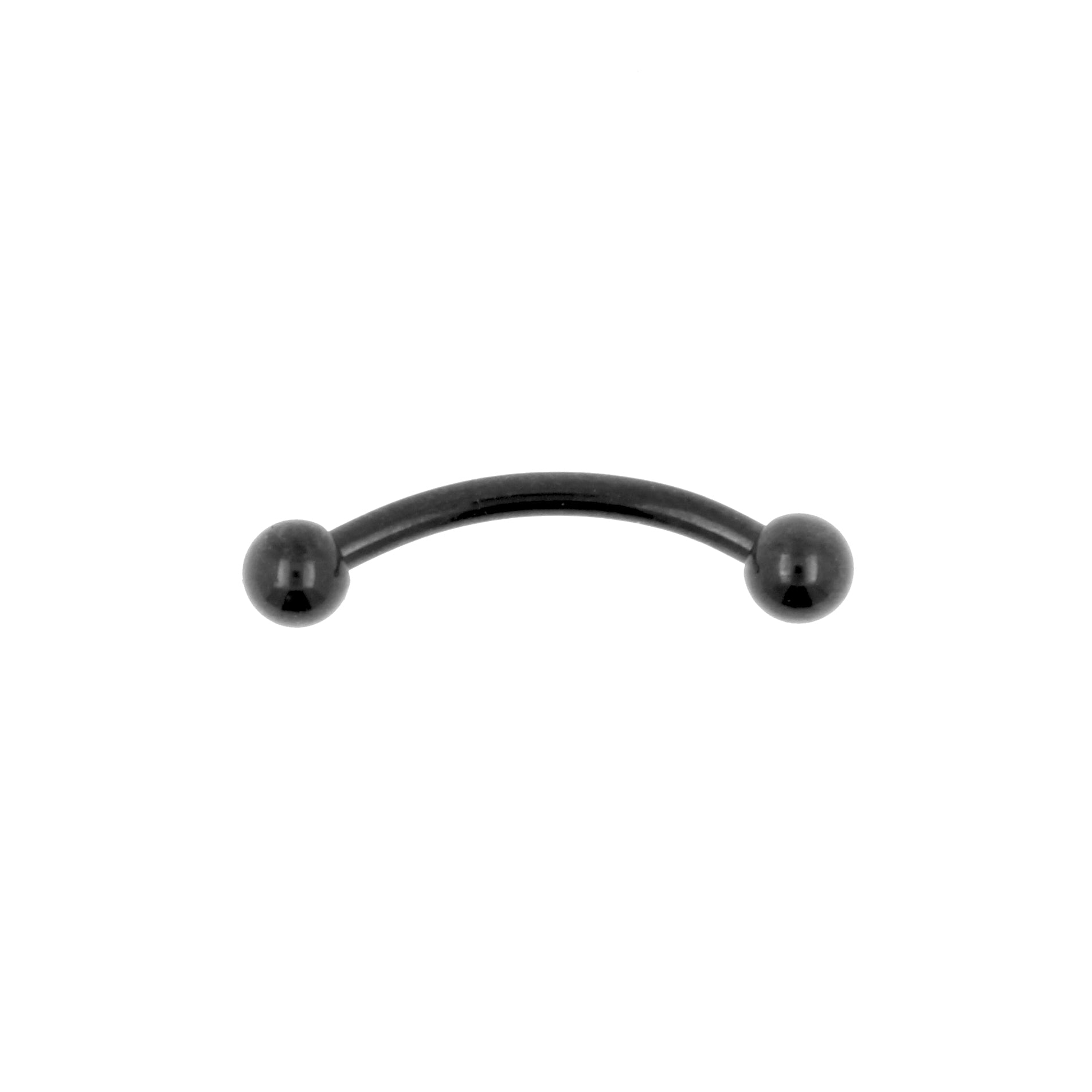 Titanium Curved Barbell Black