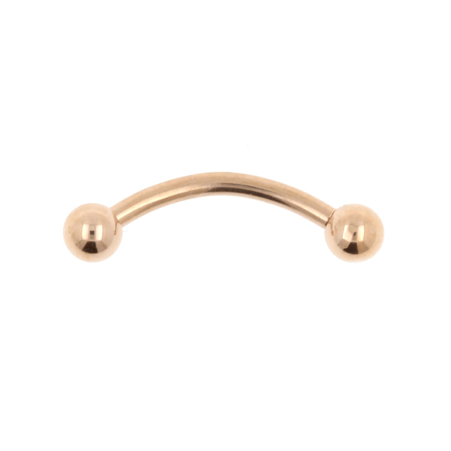 Surgical Steel Banana Rose Gold