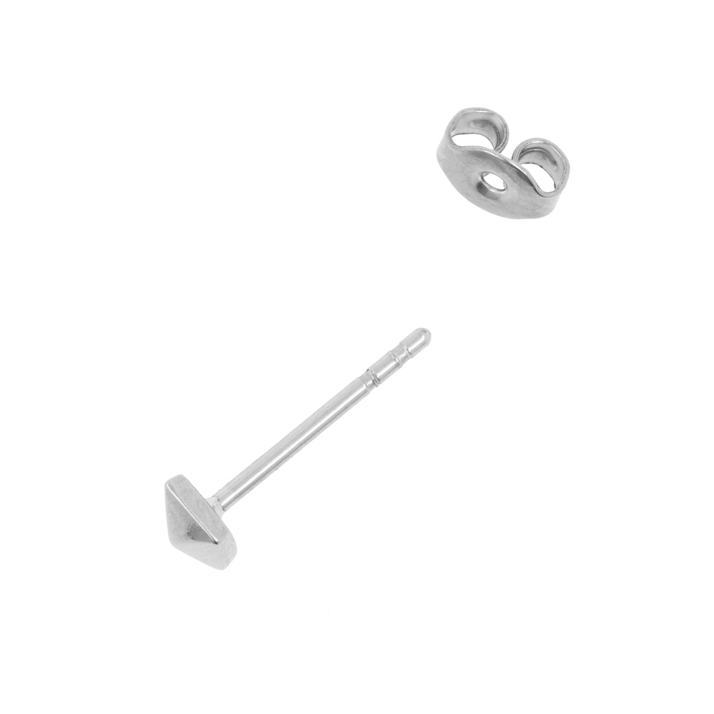 Surgical Steel Ear Studs - Stud Silver