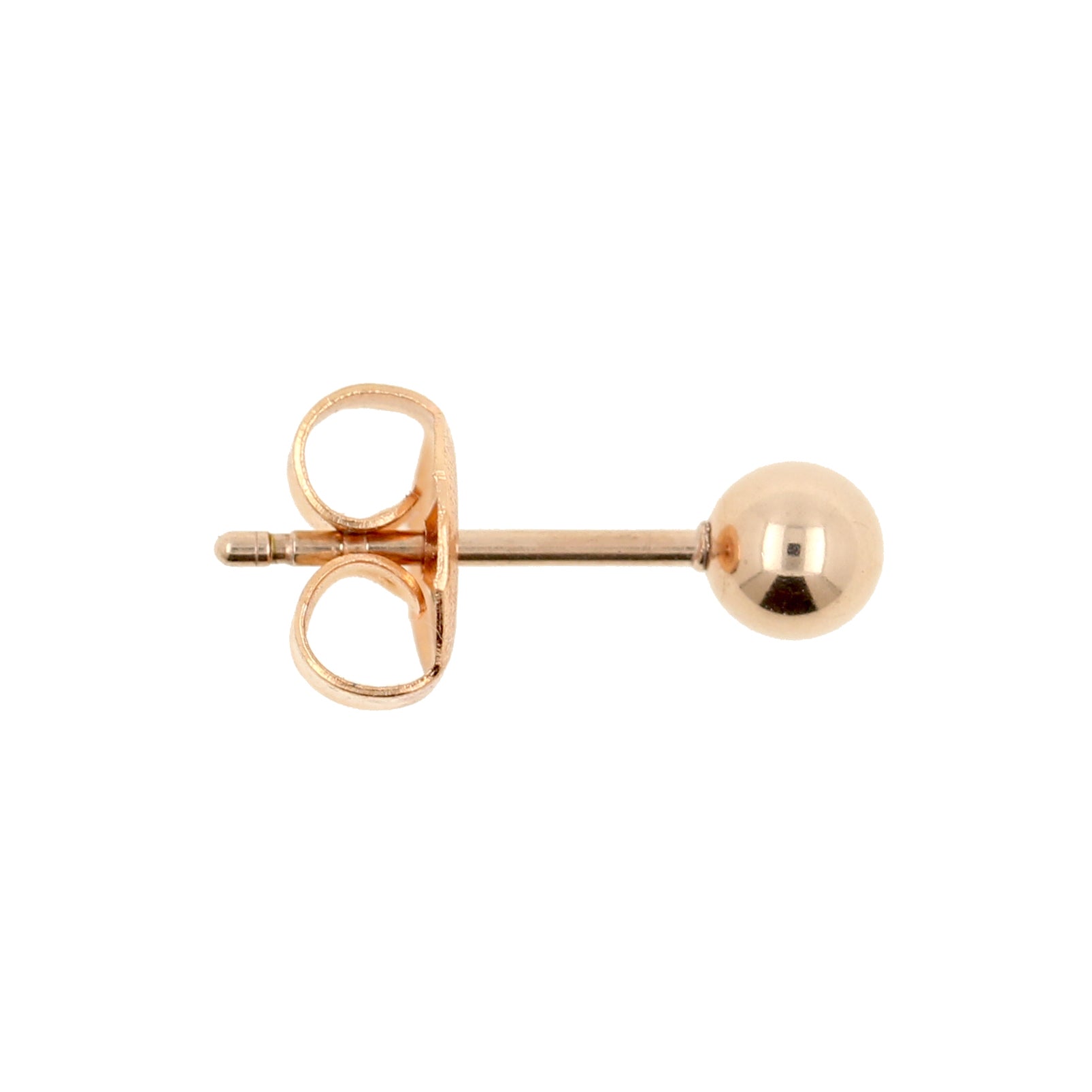 Surgical Steel Simple Ear Studs Rose Gold