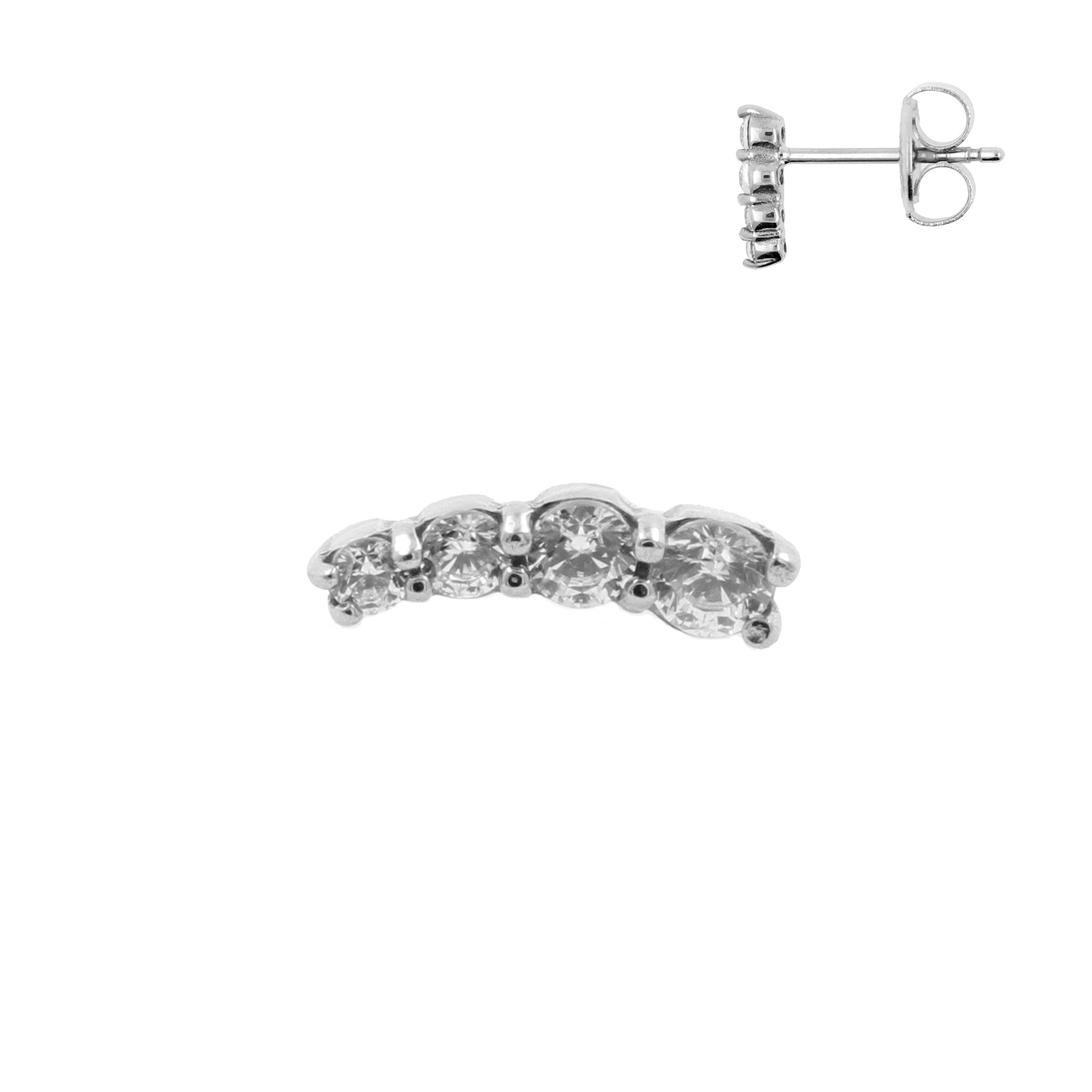 Surgical Steel Jewelled Ear Studs