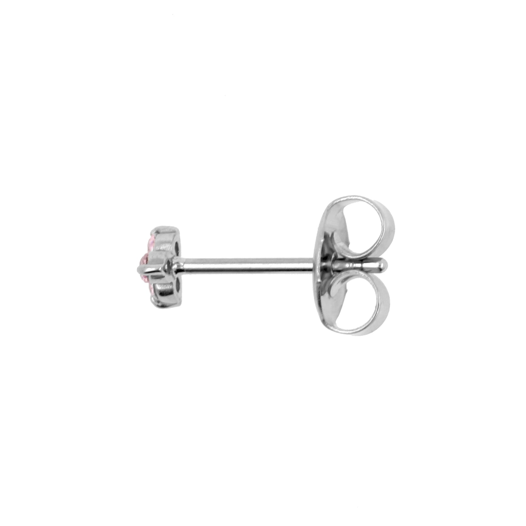 Surgical Steel Trinity Ear Studs Pink