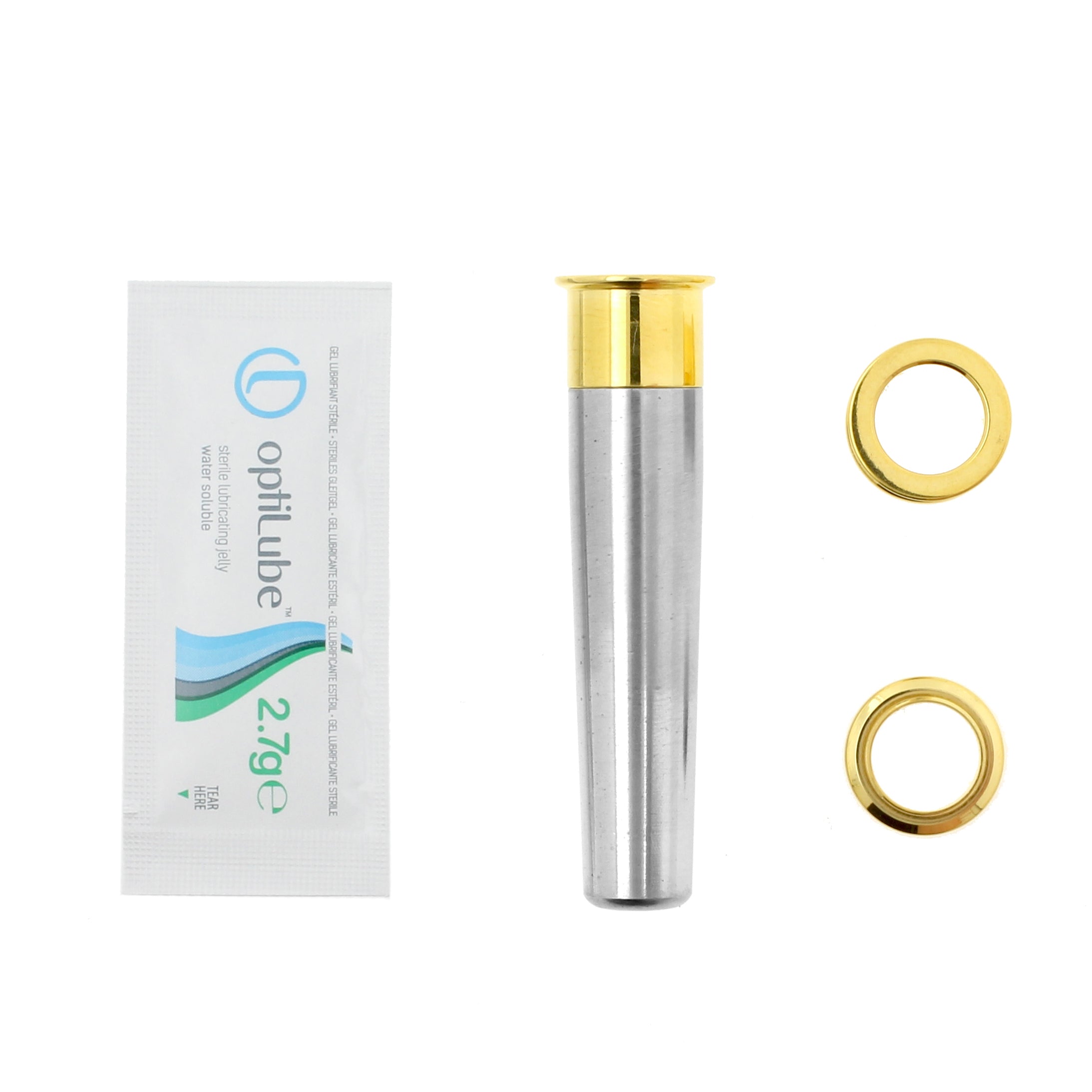 Titanium Complete stretch kit - 2 Tunnels + Taper Gold