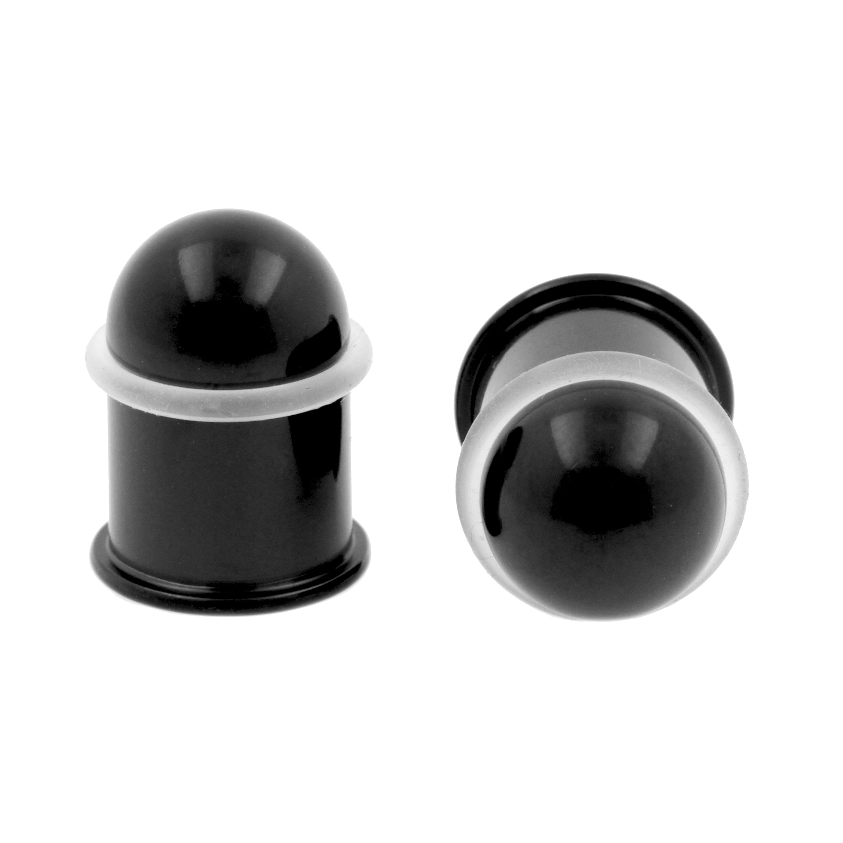 Titanium Stretch Plug - Bullet Black