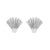 925 Silver Ear Clickers - Shell Silver