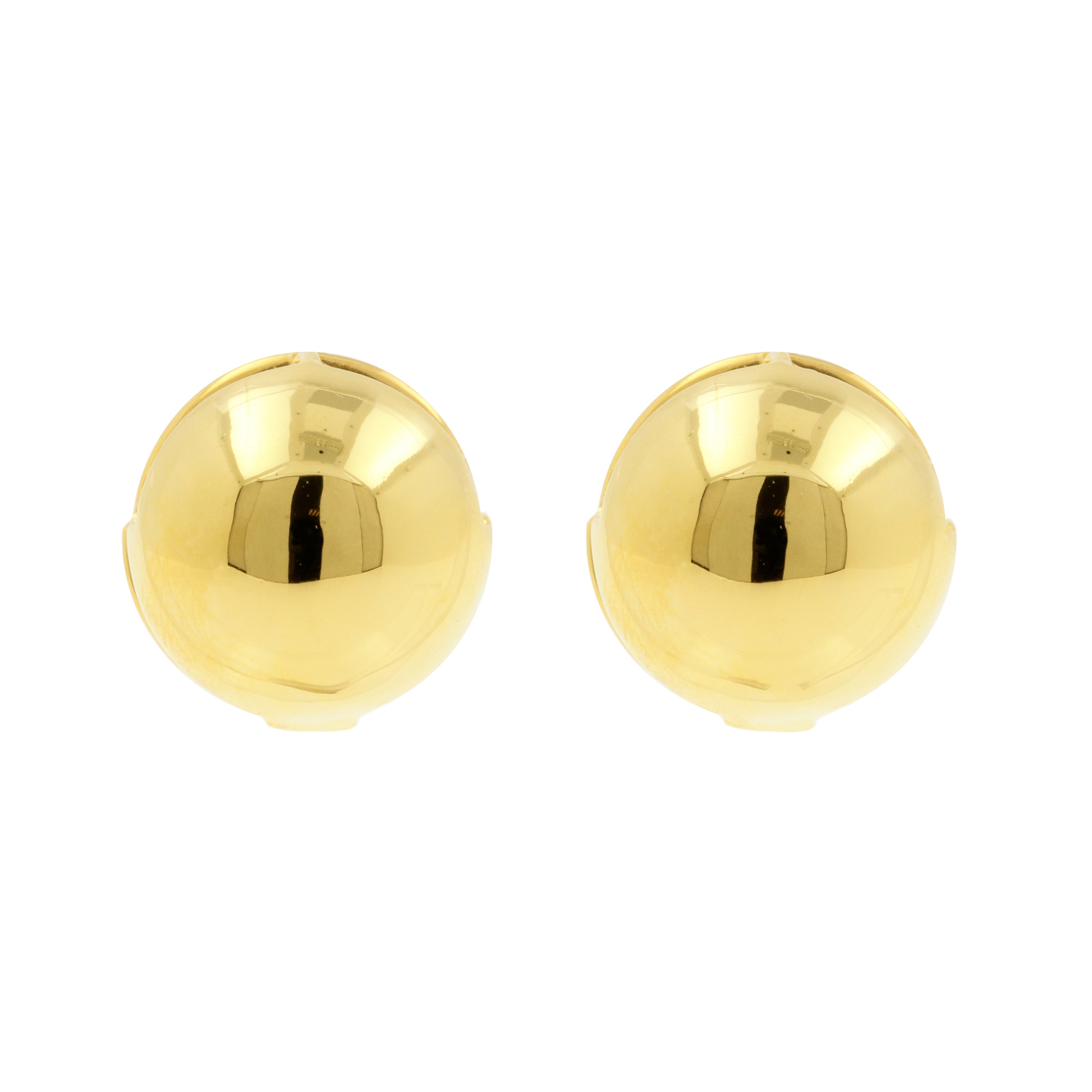 925 Silver Ear Clickers - Dome Gold