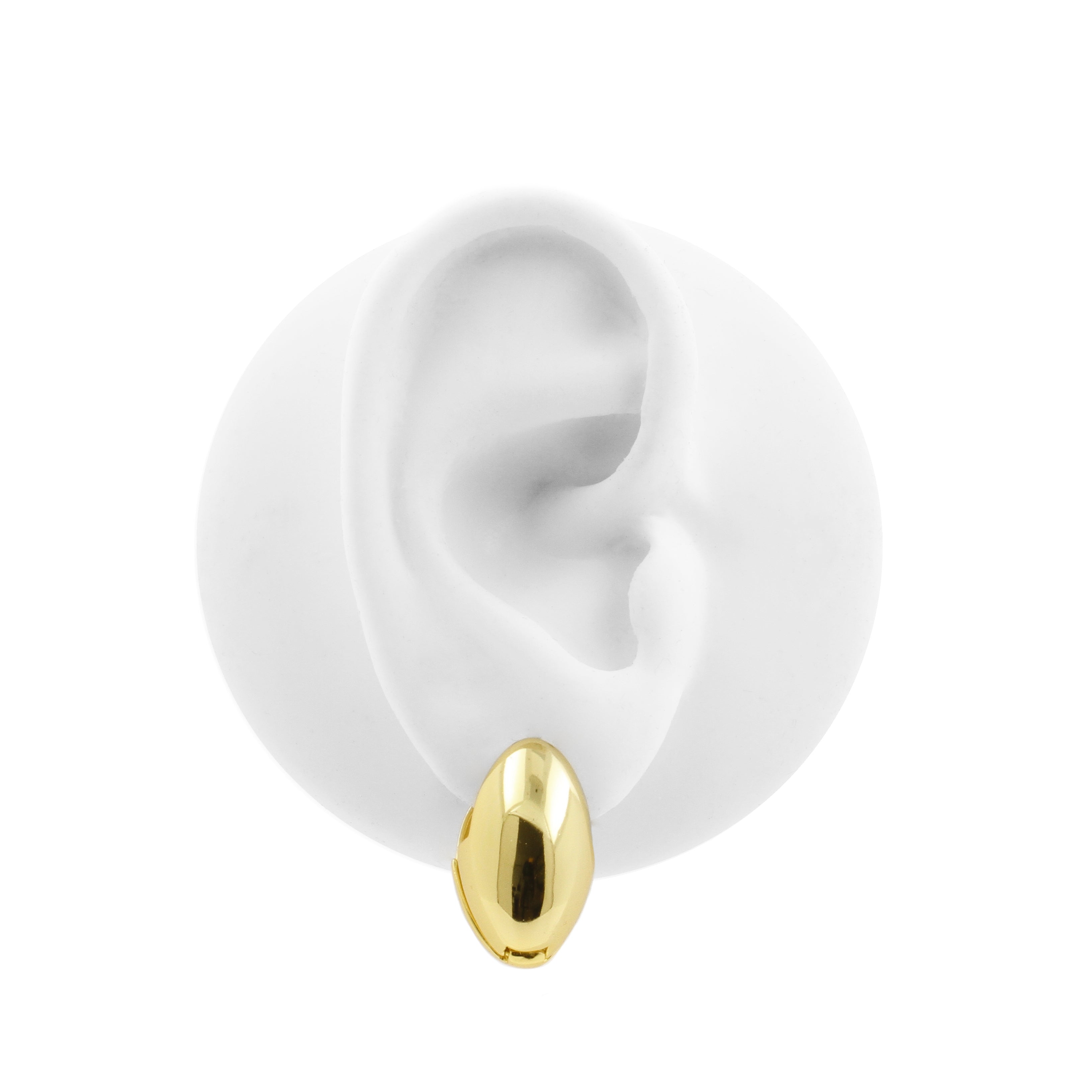 925 Silver Ear Clickers - Ellips Gold